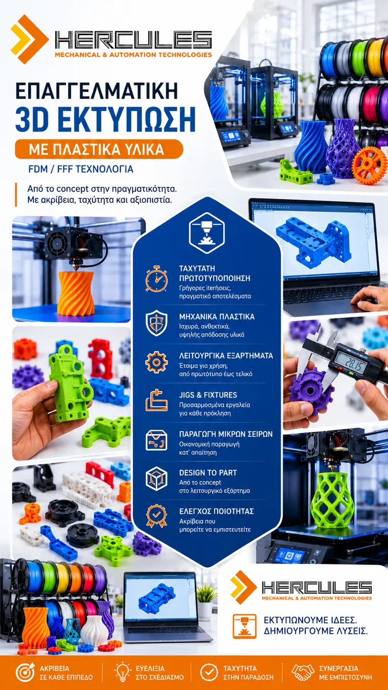 3D εκτύπωση χρήσιμων αντικειμένων για ιδιώτες