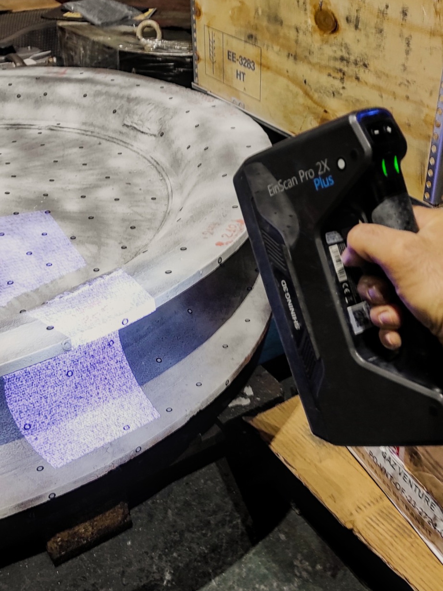 Έλεγχος ραούλου με σάρωση και χαρτογράφηση αποκλίσεων